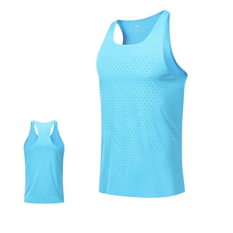 Custom Running Tank Top Stay Comfortabl Breathable Quick-dry Running Singlet Designed Men' High Performance