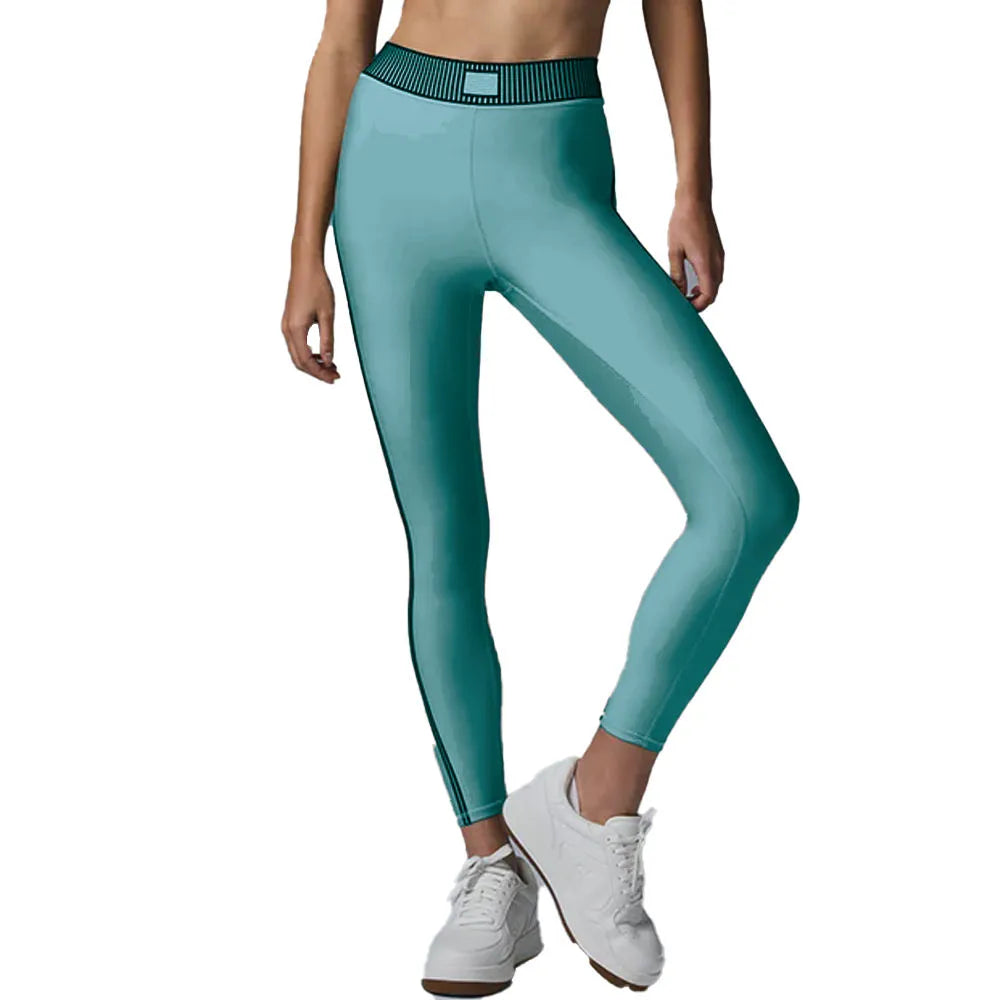 Diguan Custom Women’s High-Waisted Body-Hugging Yoga Leggings Stretch Quick-Dry