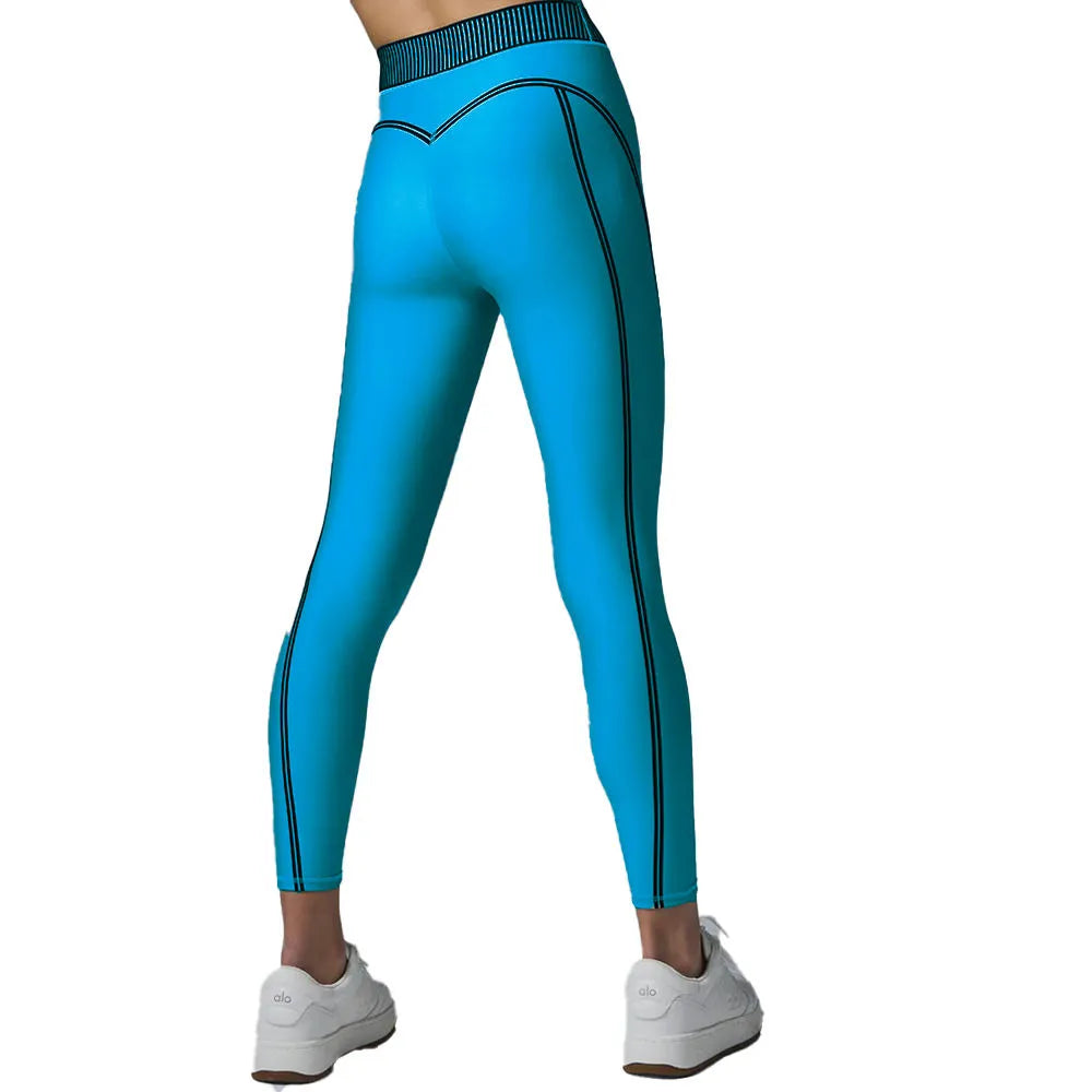 Diguan Custom Women’s High-Waisted Body-Hugging Yoga Leggings Stretch Quick-Dry