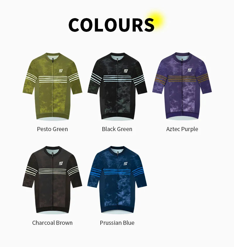 Custom Men's Cycling Jersey OEM ODM Manufacturer Quick Dry Breathable Bicycle Shirt Custom Road Bike Racing Wear Short Sleeve Top
