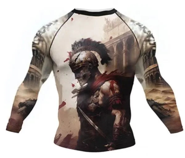 Custom Compression Running Shirt — Long Sleeve, Quick-Dry, Breathable, OEM/ODM