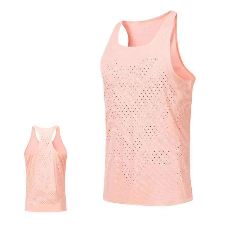Custom Running Tank Top Stay Comfortabl Breathable Quick-dry Running Singlet Designed Men' High Performance