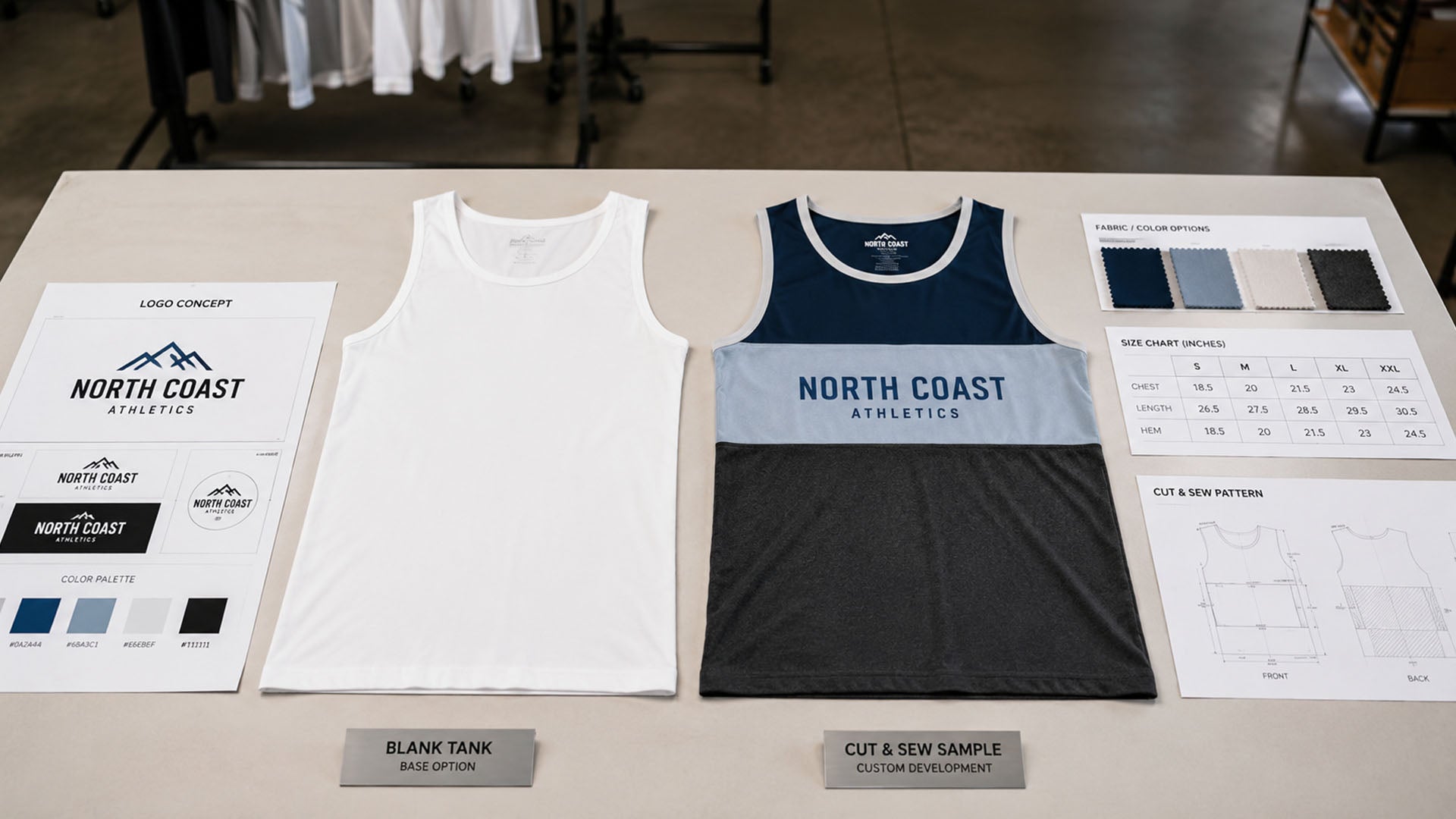 Custom Tank Tops vs Blank Tank Tops: Print Blanks or Go Cut-and-Sew?