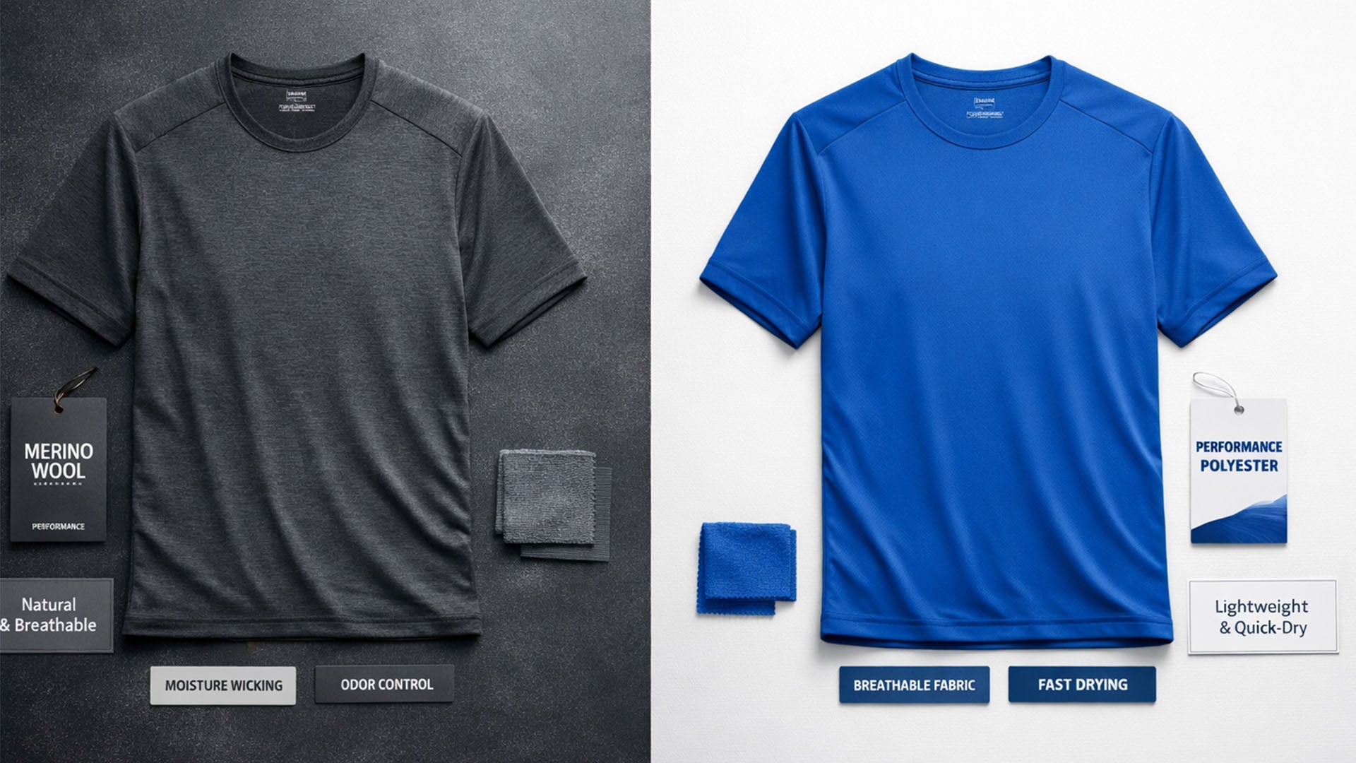 Merino Running T-Shirts vs Polyester Performance Tees: Odor, Dry Time & Cost Tradeoffs for Brands