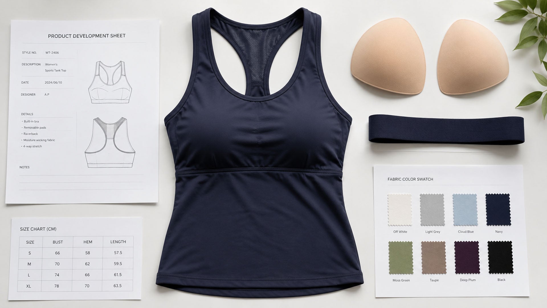 Tank Tops With Built-In Bra: Support, Padding & Size-Grading Risks for OEM Buyers
