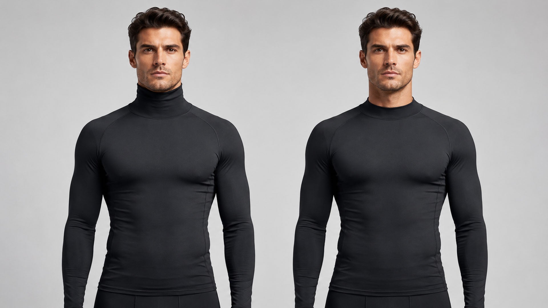 Turtleneck vs Mock Neck Compression Shirts: Fit, Warmth & Gear Compatibility