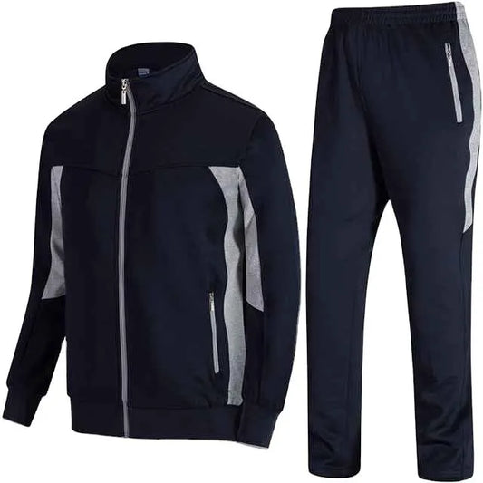 Diguan 2024 Casual Cotton Terry Sportswear Tracksuit Men Hoodie & Jogger Set