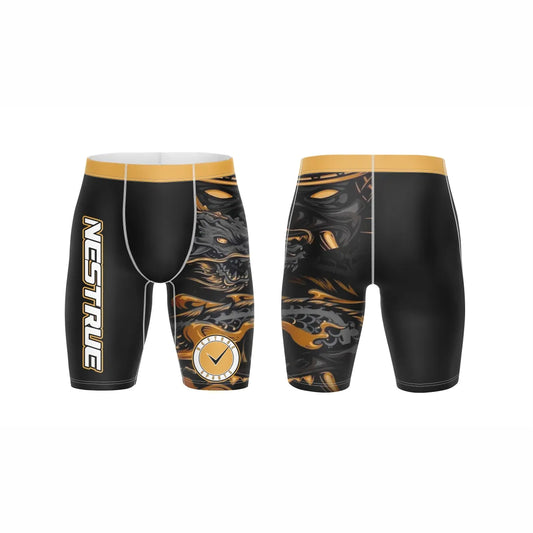 Diguan Custom Quick-Dry Sublimation Compression Shorts Men Lightweight Breathable