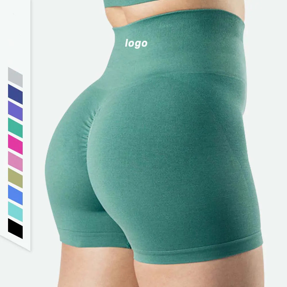 Diguan Custom Running Shorts Women’s High-Waist Compression Nylon Bike Shorts Gym Yoga Activewear