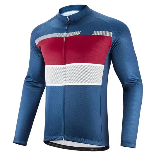 Diguan 2025 Custom Men Winter Cycling Jersey Full Sleeve Breathable Sublimation Design
