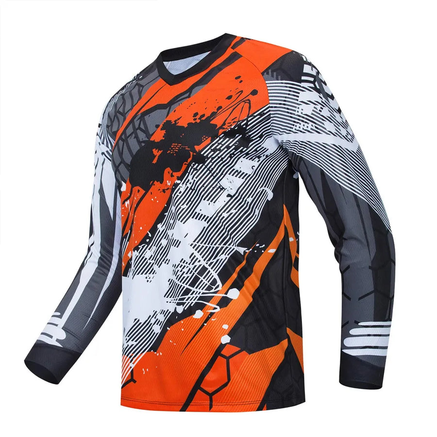 Diguan Cusotm Cycling SersHot Sale Breathable Quick-Dry Men MTB Long Sleeve Overcoat