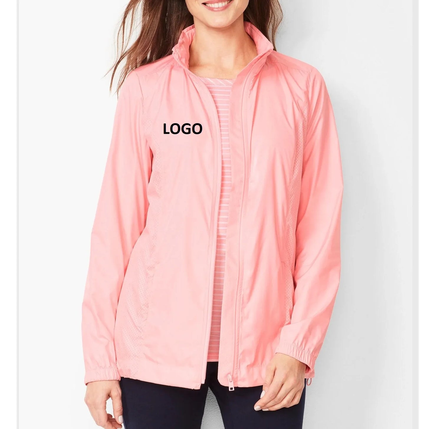 Diguan Custom-Made Windbreaker Women’s Breathable Outdoor Jacket Lightweight Windproof Quick-Dry