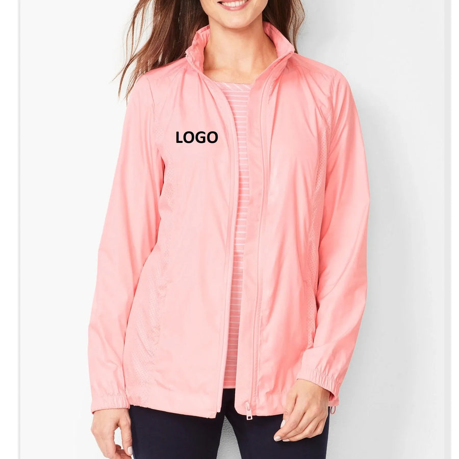 Diguan Custom-Made Windbreaker Women’s Breathable Outdoor Jacket Lightweight Windproof Quick-Dry