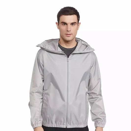 Diguan Custom Cycling Windbreaker Ultimate Waterproof Cycling Rain Jacket Lightweight Packable High Visibility Protection