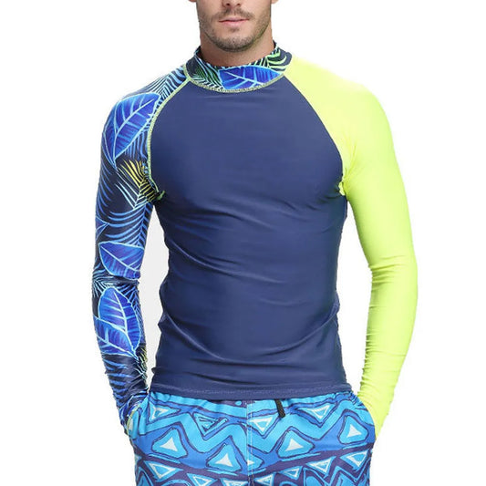 Diguan Custom Men’s Compression Training Top Slim Fit Quick-Dry Breathable Spandex-Polyester
