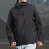 Diguan Custom Rain Jackets Men Lightweight Waterproof Running Overcoat Packable High Visibility Protection