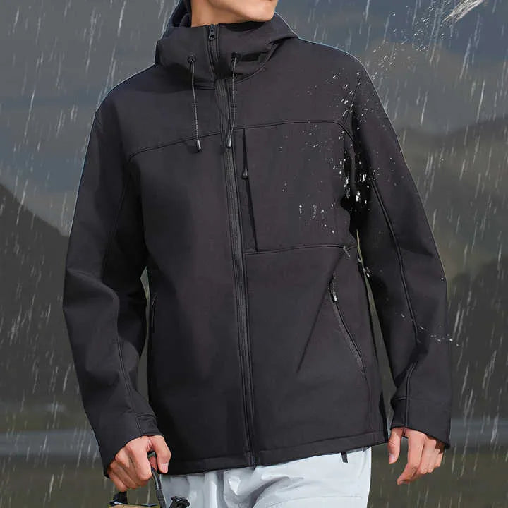 Diguan Custom Rain Jackets Men Lightweight Waterproof Running Overcoat Packable High Visibility Protection