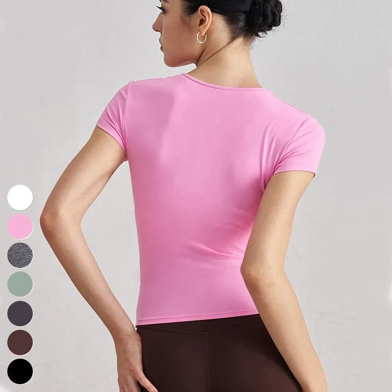 Diguan Custom Breathable Casual Running Training Sports T-Shirt Lightweight Moisture-Wicking Fabric Running Shirt OEM