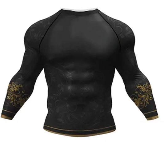 Custom Compression Running Shirt — Long Sleeve, Quick-Dry, Breathable, OEM/ODM