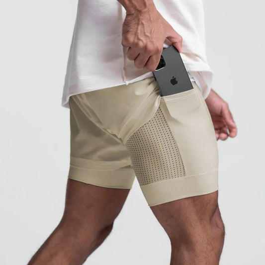 Custom Running Shorts Men s Resistant Active Performance Shorts Quick Dry Cotton Polyester Blend OEM Custom