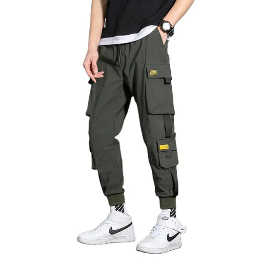 Diguan Premium Polyester Jogging Track Pants with Pockets Blank Cargo Style Custom Pants OEM