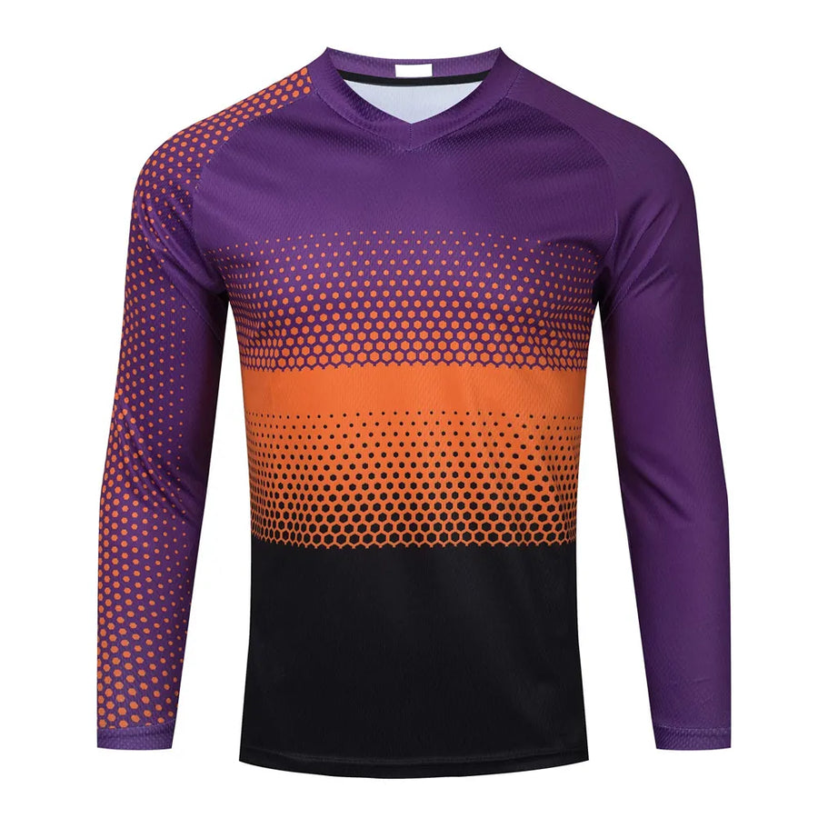 Diguan Cusotm Cycling SersHot Sale Breathable Quick-Dry Men MTB Long Sleeve Overcoat