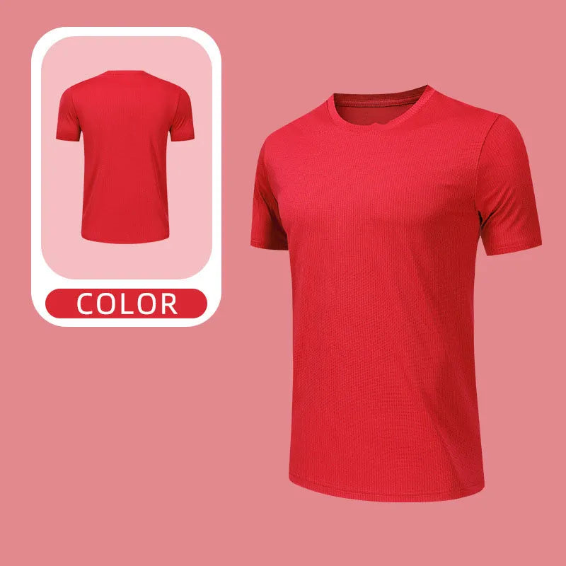 OEM Custom Breathable Running Top Quick Dry Sports T Shirt Lightweight Performance Fabric Unisex Multi Color Diguan Running Shirt Customization