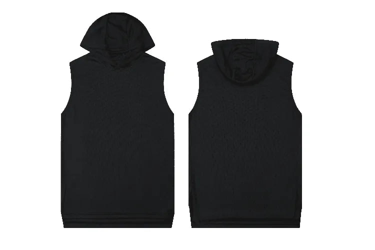 Diguan Custom Hoodie Shirt Men Casual Sleeveless Quick-Dry Fitness Tank Breathable Sports Training Vest OEM