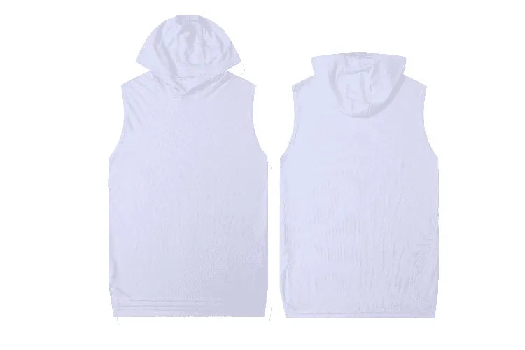 Diguan Custom Hoodie Shirt Men Casual Sleeveless Quick-Dry Fitness Tank Breathable Sports Training Vest OEM
