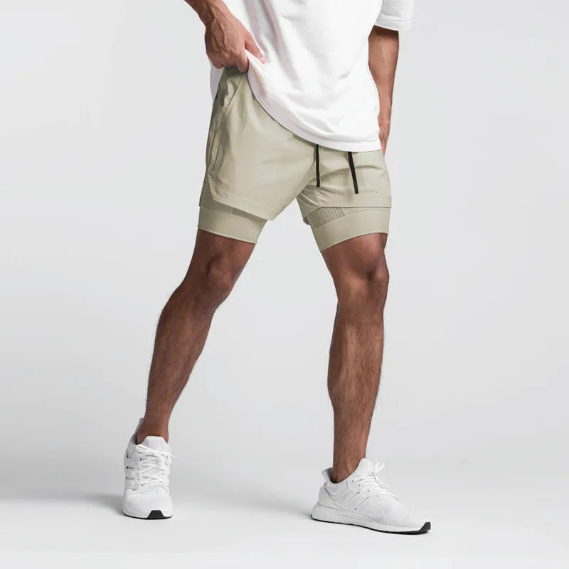 Custom Running Shorts Men s Resistant Active Performance Shorts Quick Dry Cotton Polyester Blend OEM Custom