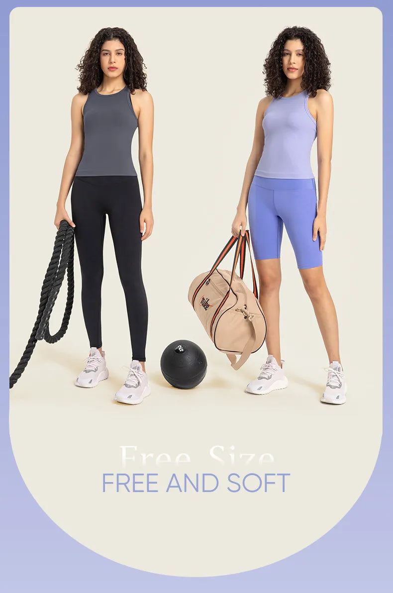 Diguan Custom Tank Top Women Sleeveless Crop Tank Square Neck Quick-Dry Stretch Workout Top CC