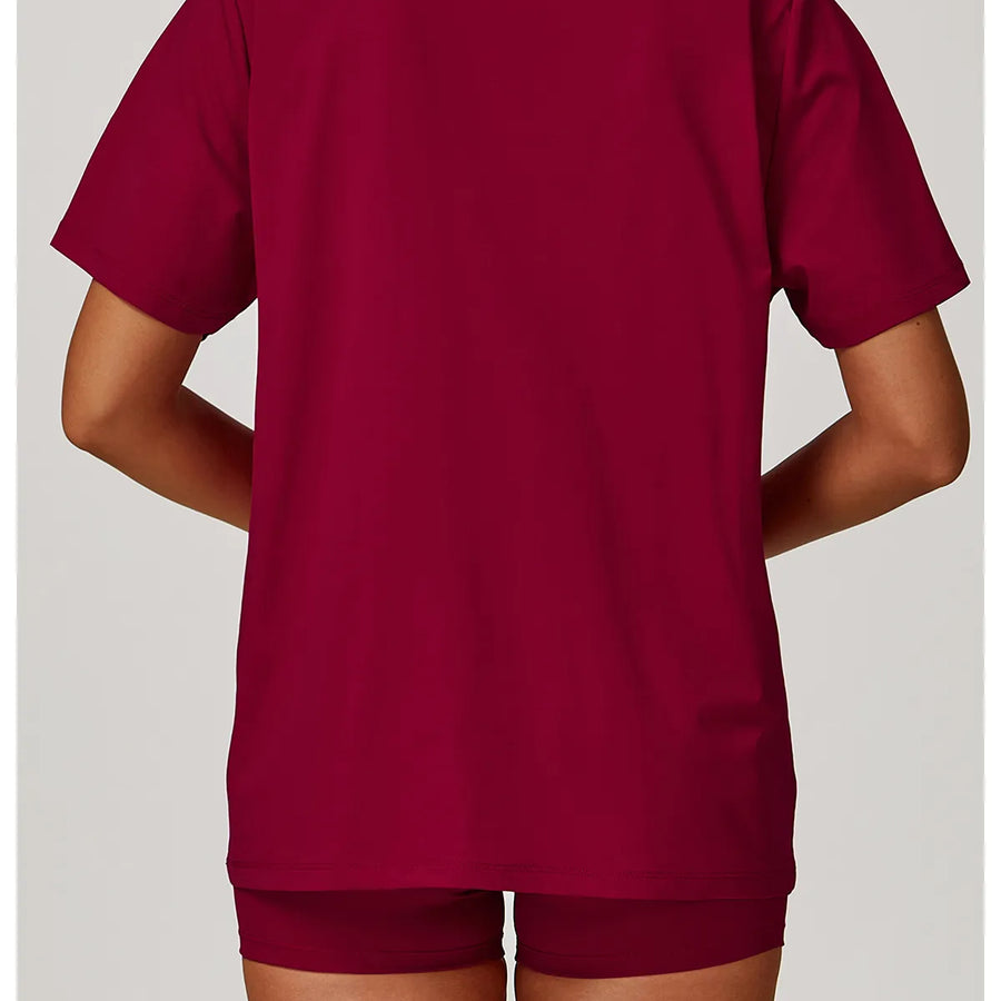 Diguan Custom Breathable Running Top Loose Fit Quick Dry Lightweight Performance Fabric Running Shirt Customization