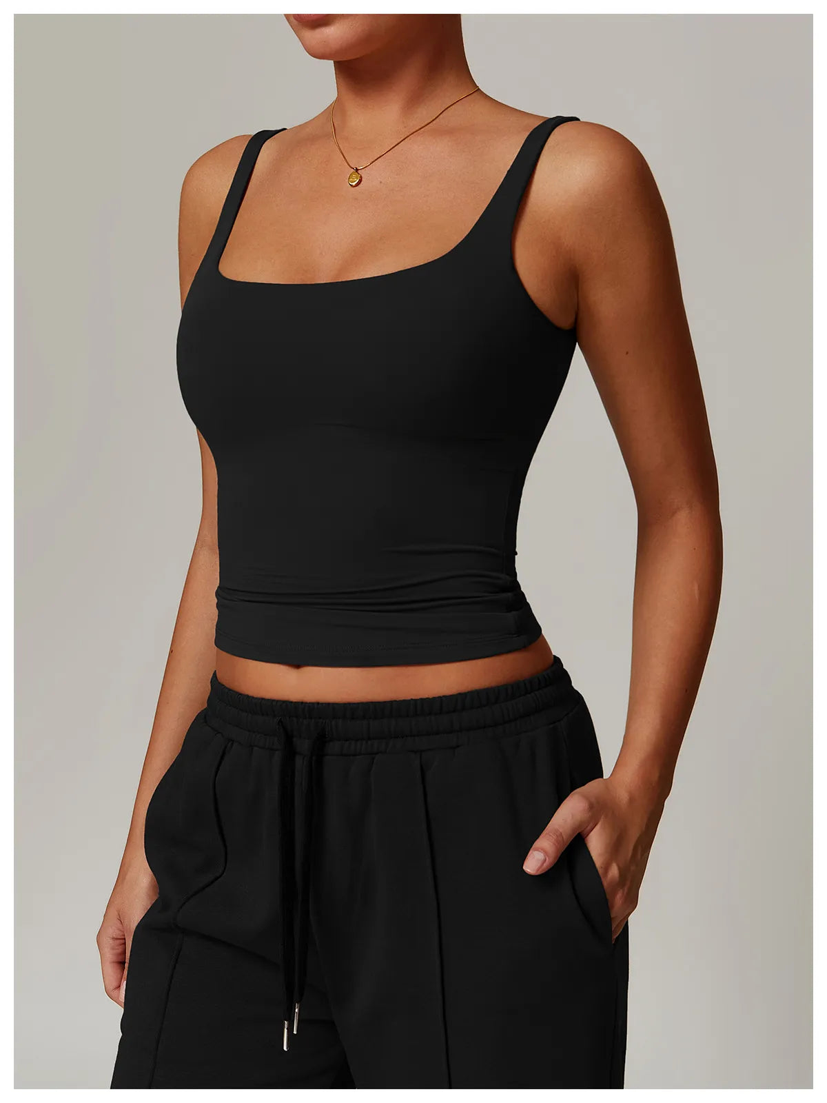 Diguan Running Tank Top Customization Sports Quick Drying Sweat Absorbing Breathable Custom Logo Women Sleeveless Crop Sport Tank Quick-Dry Breathable Performance Top
