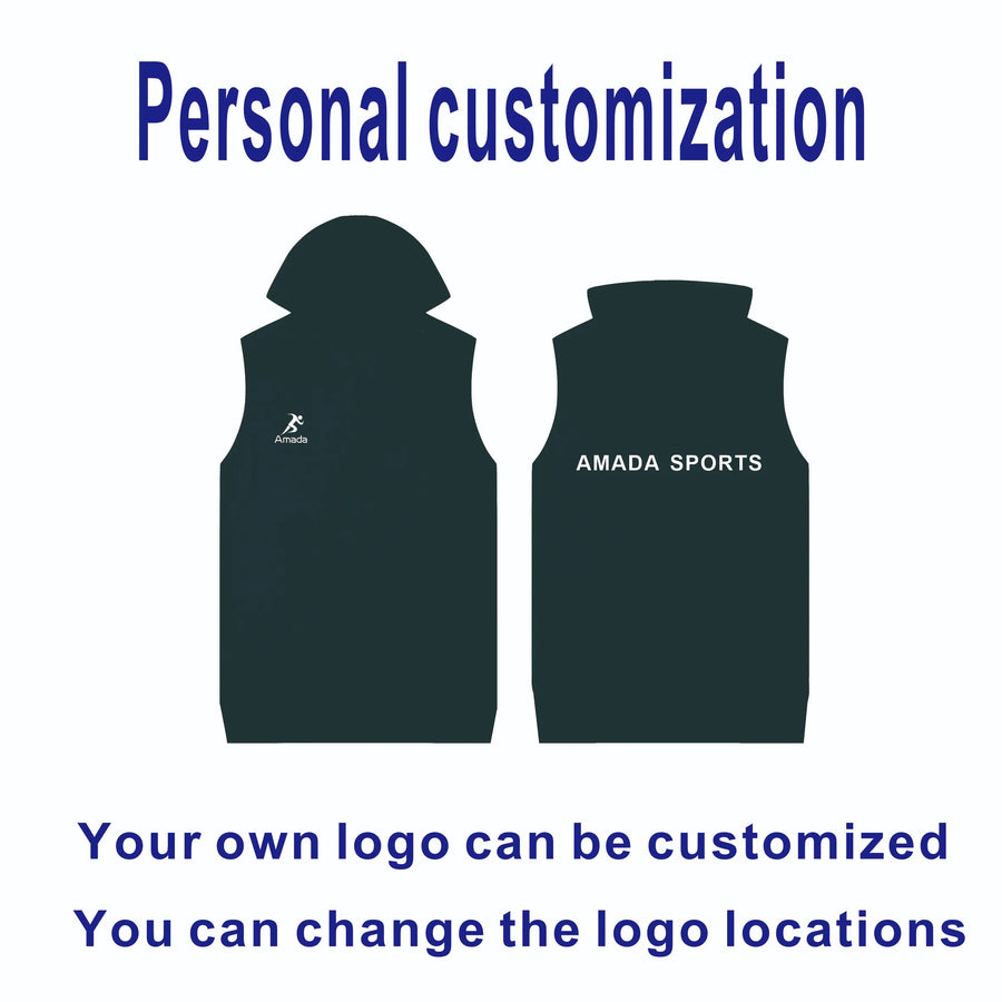 Diguan Custom Hoodie Shirt Men Casual Sleeveless Quick-Dry Fitness Tank Breathable Sports Training Vest OEM