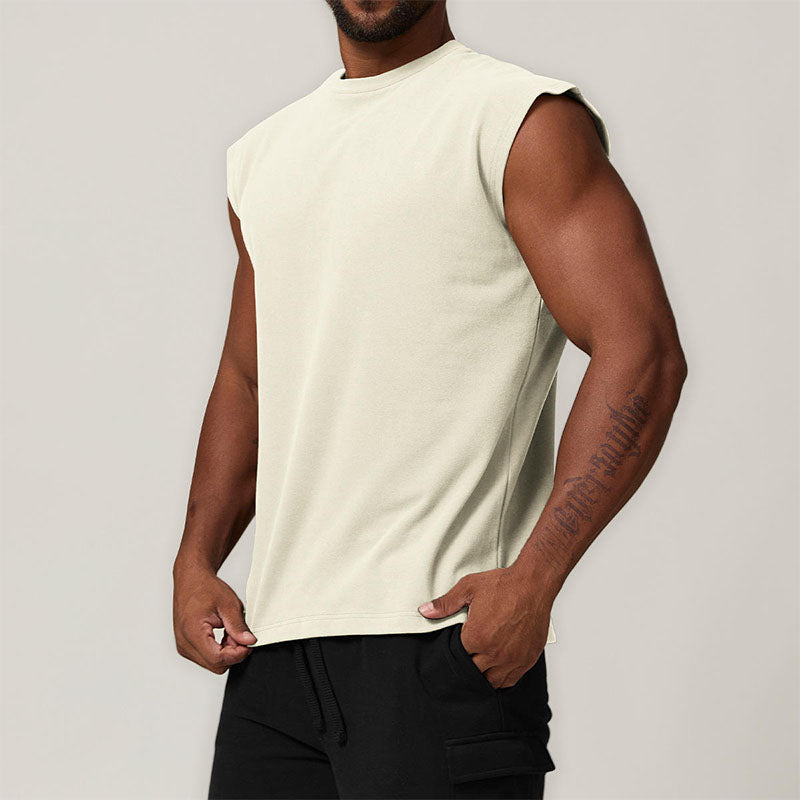 Custom Sleeveless Running T Shirts Quick Dry Training Tee