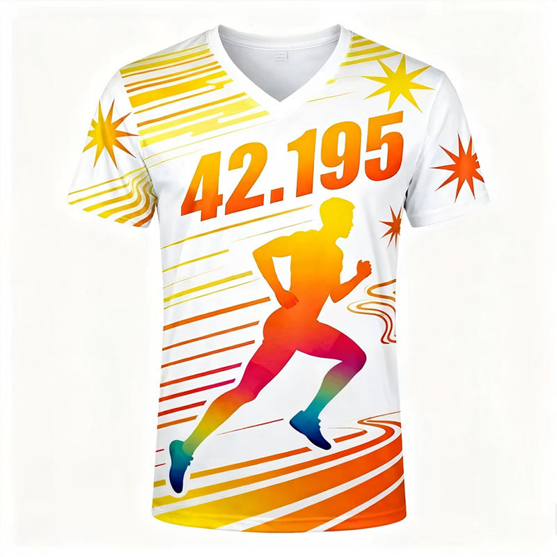 Custom Womens Funny Running T Shirts Marathon Print OEM