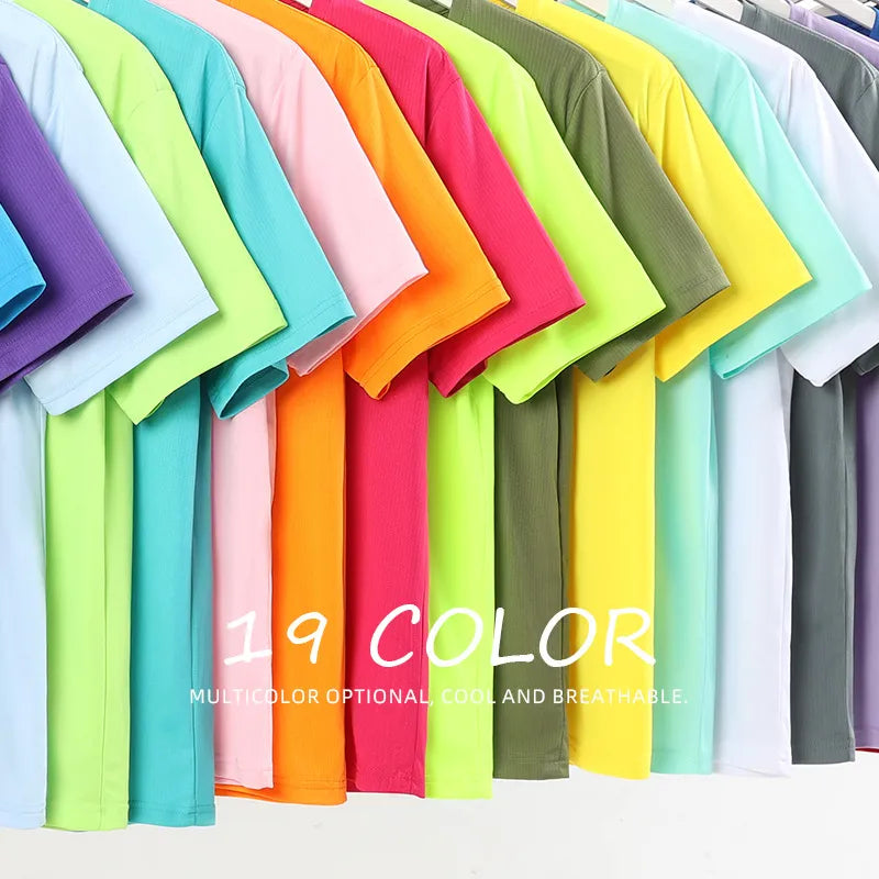 OEM Custom Breathable Running Top Quick Dry Sports T Shirt Lightweight Performance Fabric Unisex Multi Color Diguan Running Shirt Customization
