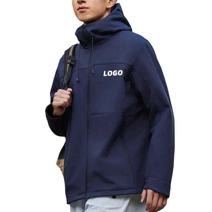 Diguan Custom Rain Jackets Men Lightweight Waterproof Running Overcoat Packable High Visibility Protection