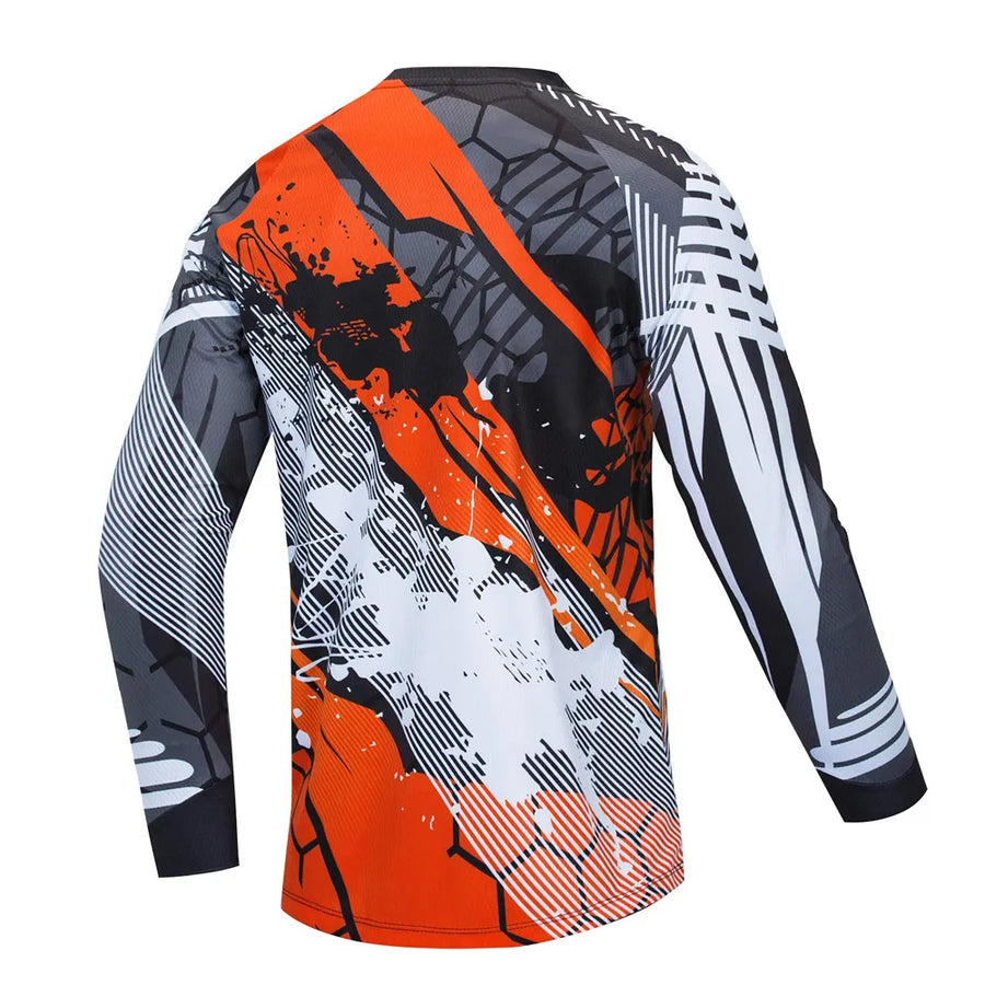 Diguan Cusotm Cycling SersHot Sale Breathable Quick-Dry Men MTB Long Sleeve Overcoat