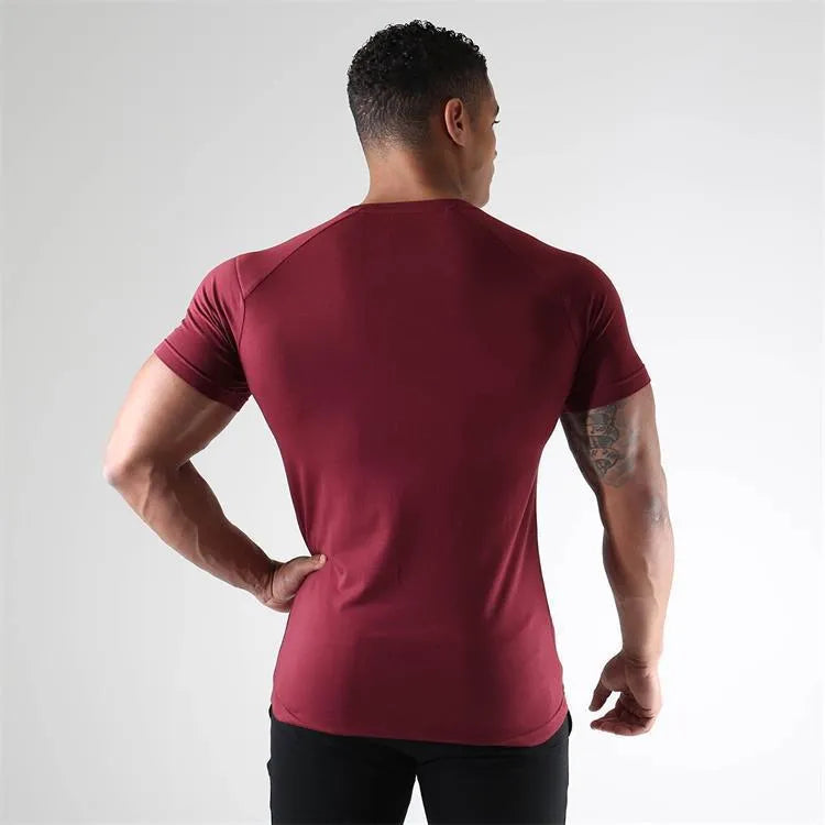 Diguan Custom Running Shirt High Elastic Breathable Gym Running Workout Top Short Sleeve Quick-Dry OEM ODM Manufacturer