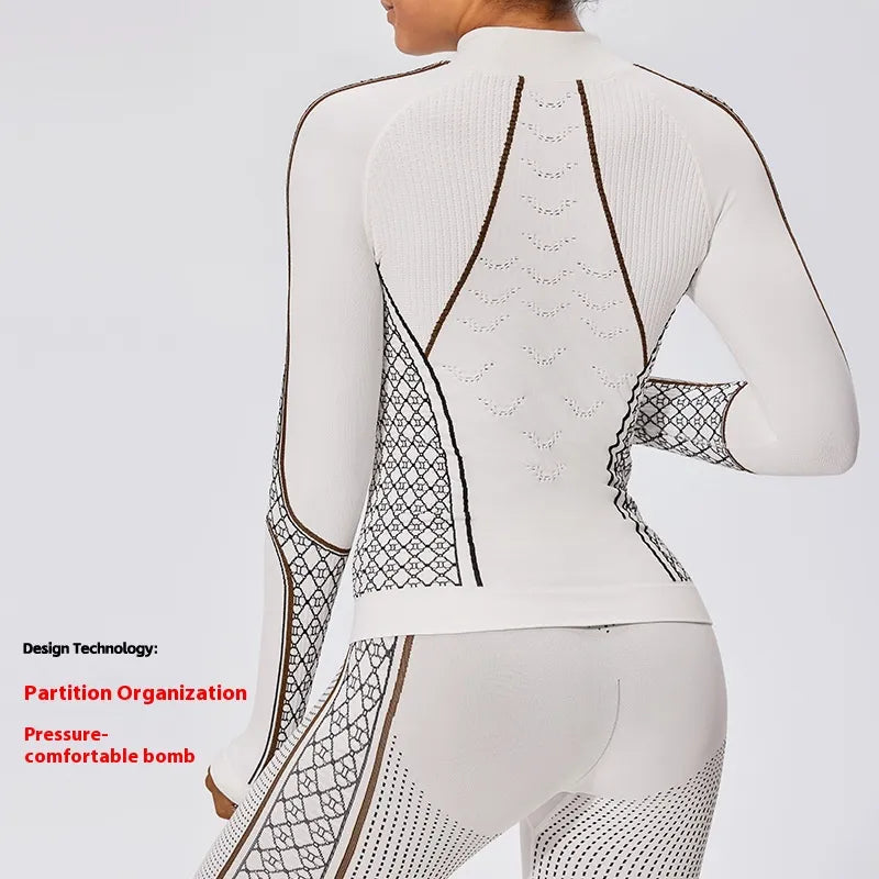 Diguan Women’s Winter Thermal Cycling Set — Quick-Dry Compression Ski Suit for Cold Riding
