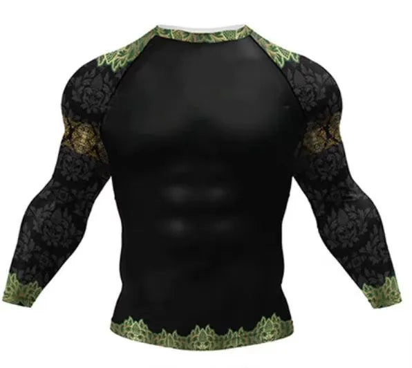 Custom Compression Running Shirt — Long Sleeve, Quick-Dry, Breathable, OEM/ODM