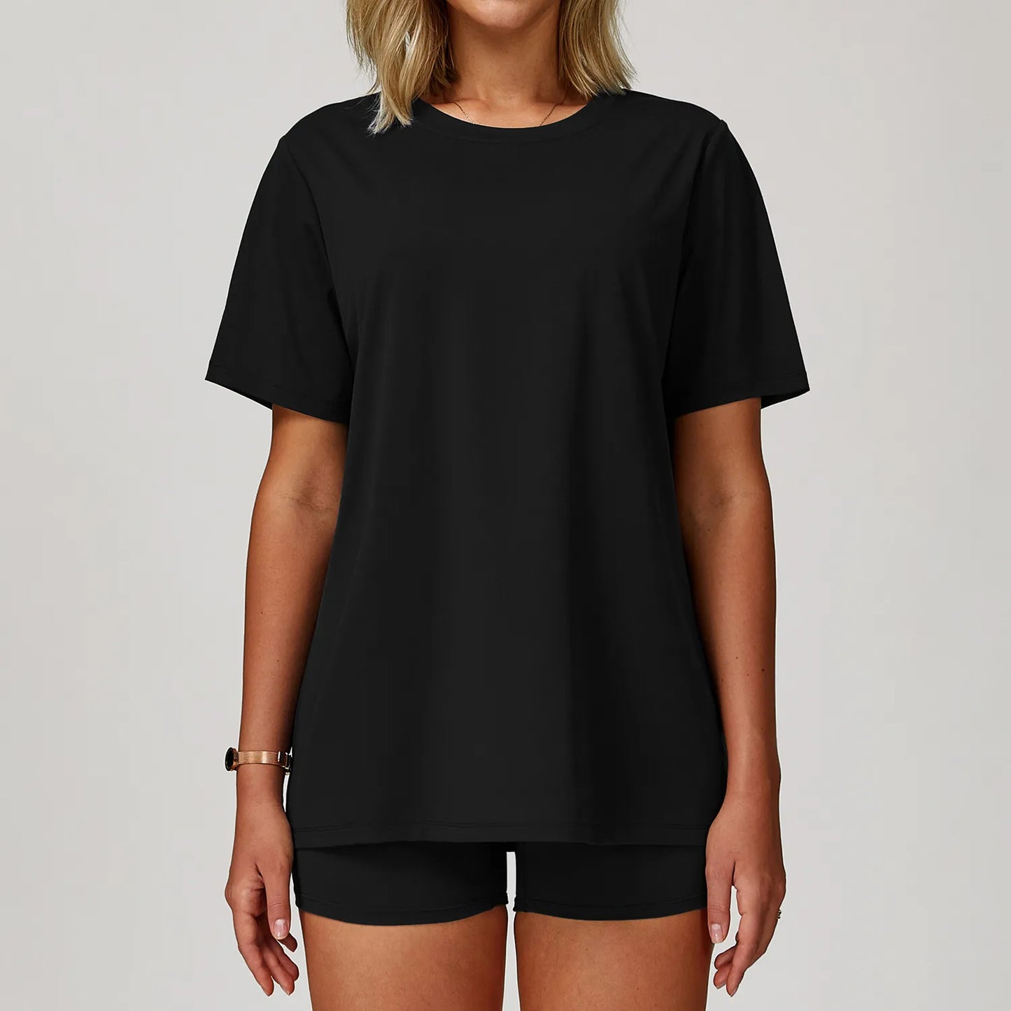 Diguan Custom Breathable Running Top Loose Fit Quick Dry Lightweight Performance Fabric Running Shirt Customization