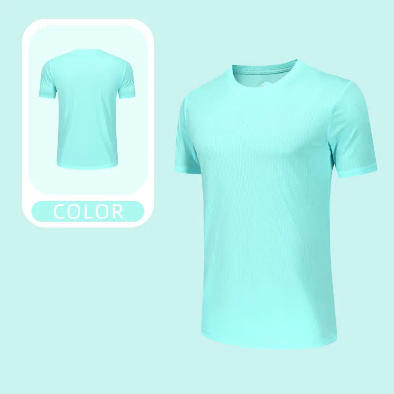 OEM Custom Breathable Running Top Quick Dry Sports T Shirt Lightweight Performance Fabric Unisex Multi Color Diguan Running Shirt Customization