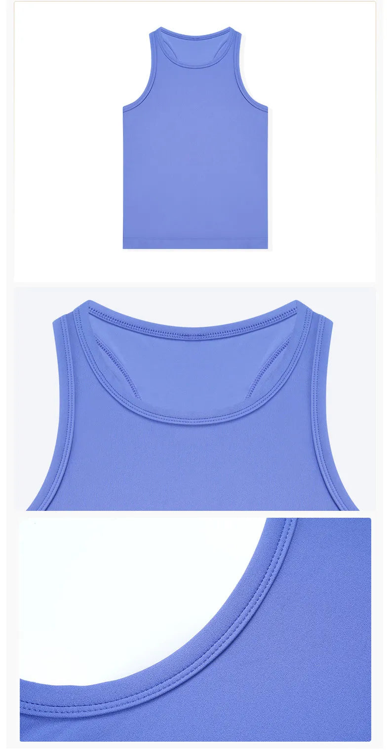 Diguan Custom Tank Top Women Sleeveless Crop Tank Square Neck Quick-Dry Stretch Workout Top CC