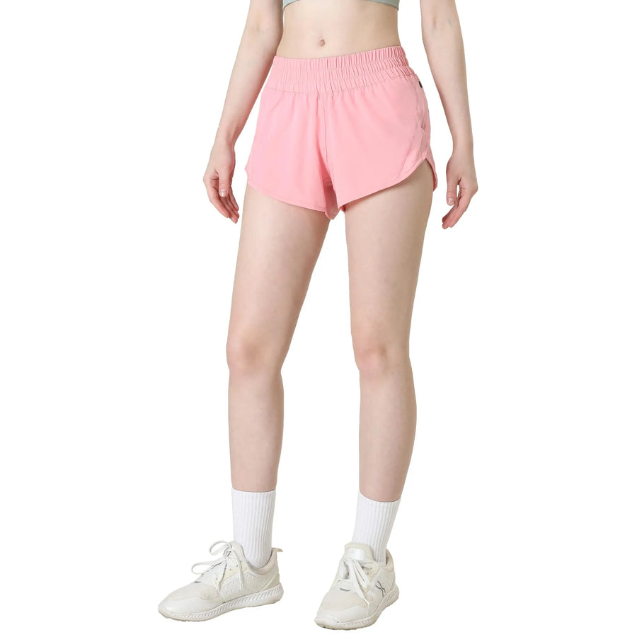 Diguan Customized Pink Sports Shorts Women's Sportswear With Multiple Colors Available Oem Custom Logo