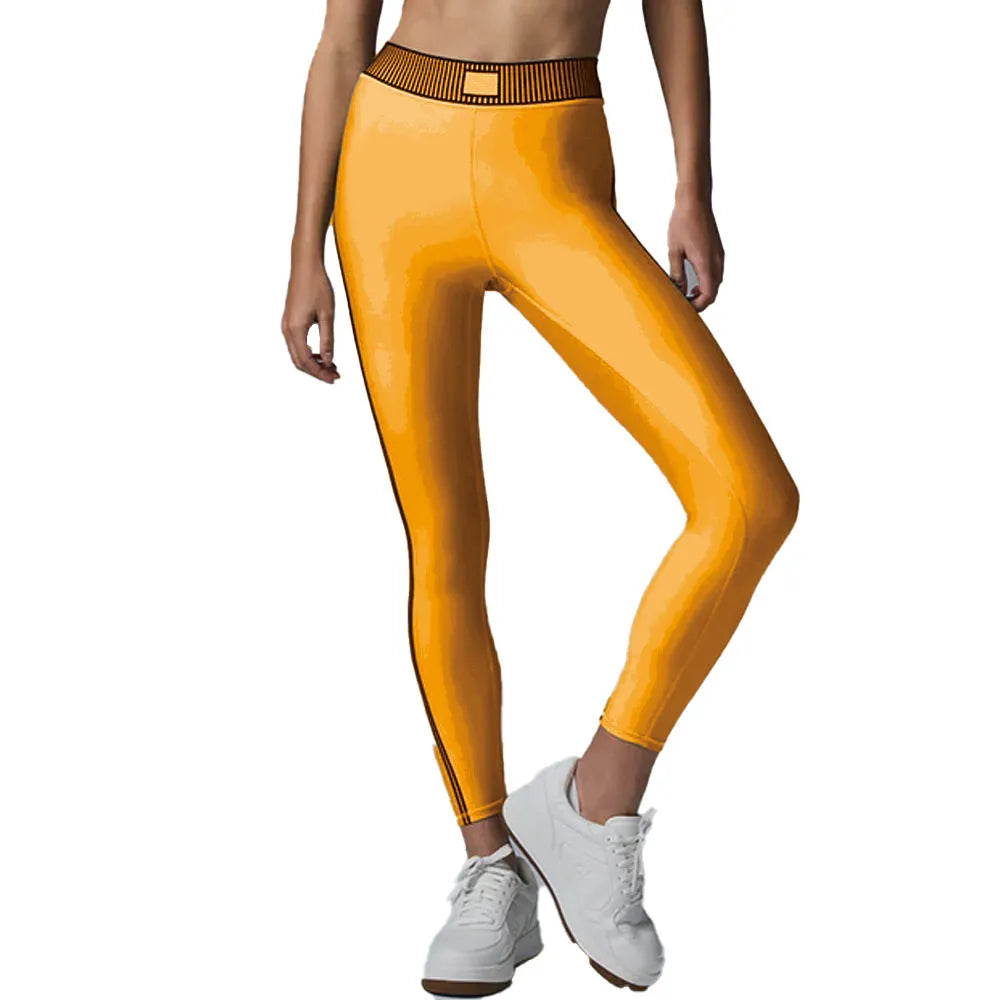 Diguan Custom Women’s High-Waisted Body-Hugging Yoga Leggings Stretch Quick-Dry