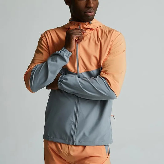 Diguan Custom Running Windbreaker Lightweight Waterproof Athletic Jacket Men
