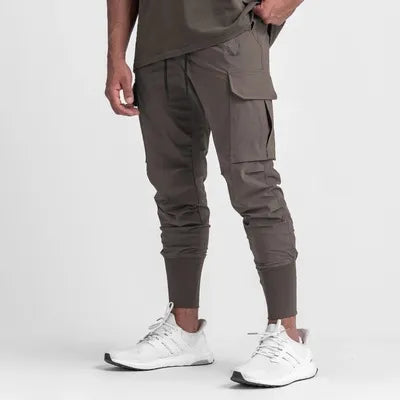 Diguan Premium Polyester Jogging Track Pants with Pockets Blank Cargo Style Custom Pants OEM