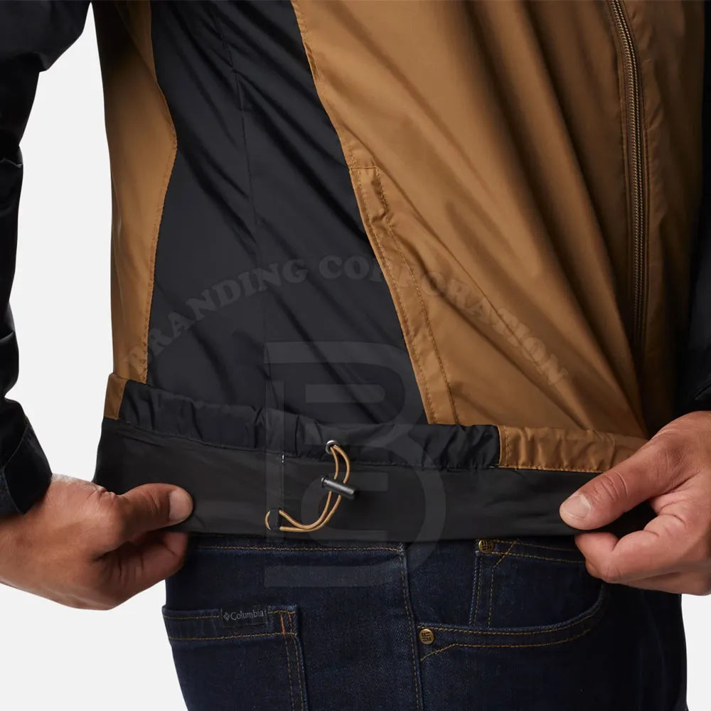 Diguan Custom Running Jacket Outdoor Waterproof Windbreaker Men’s Running Training Outwear Breathable Quick Dry